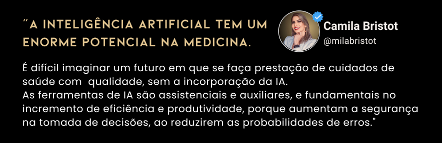 “A inteligência artificial tem um enorme potencial na Medicina."